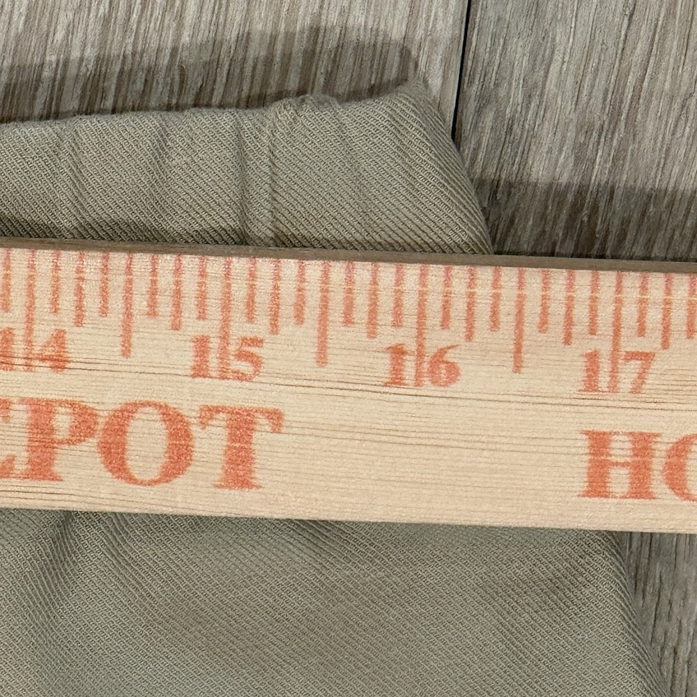 Banana Republic Brown Linen Blend Elastic Waist Pull On Pants Women's SZ L TALL - Picture 6 of 7